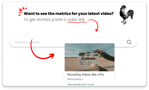 Paste the video Link